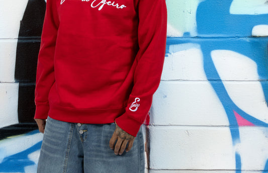 Signature Sweatshirt Red/White