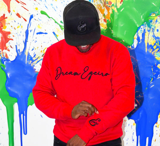 Dream Egeiro Signature Sweatshirt Red/Black