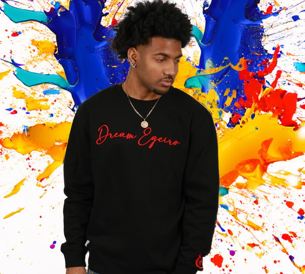 Dream Egeiro Signature Sweatshirt Black/Red